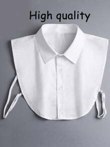 1/2件装女士时尚配饰，简约可拆卸领子，假衬衫领，圣诞节连衣裙装饰