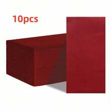 One-Time Use Disposable Knife, Fork, Mat, Paper Napkin, Thickened, Colored, Dustless, For Hotel Western Restaurant, Guest Dining - Multicolor - View 14