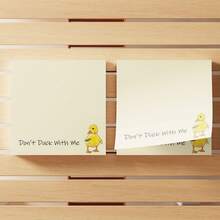 4 件趣味鸭子便签 3x3 英寸 50 张趣味办公室记事本粘性趣味便签适用于学校办公室家居用品学生教师礼物、学校用品、返校 - A - 查看 3