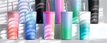 24 Oz Insulated Tumbler With Lid And Straw, Stainless Steel Vacuum Insulated Tumbler, Keeps Cold For 24 Hours, 100% Leak Proof, Fits In Car Cup Holder (Kiss) - 豹 - 查看 2