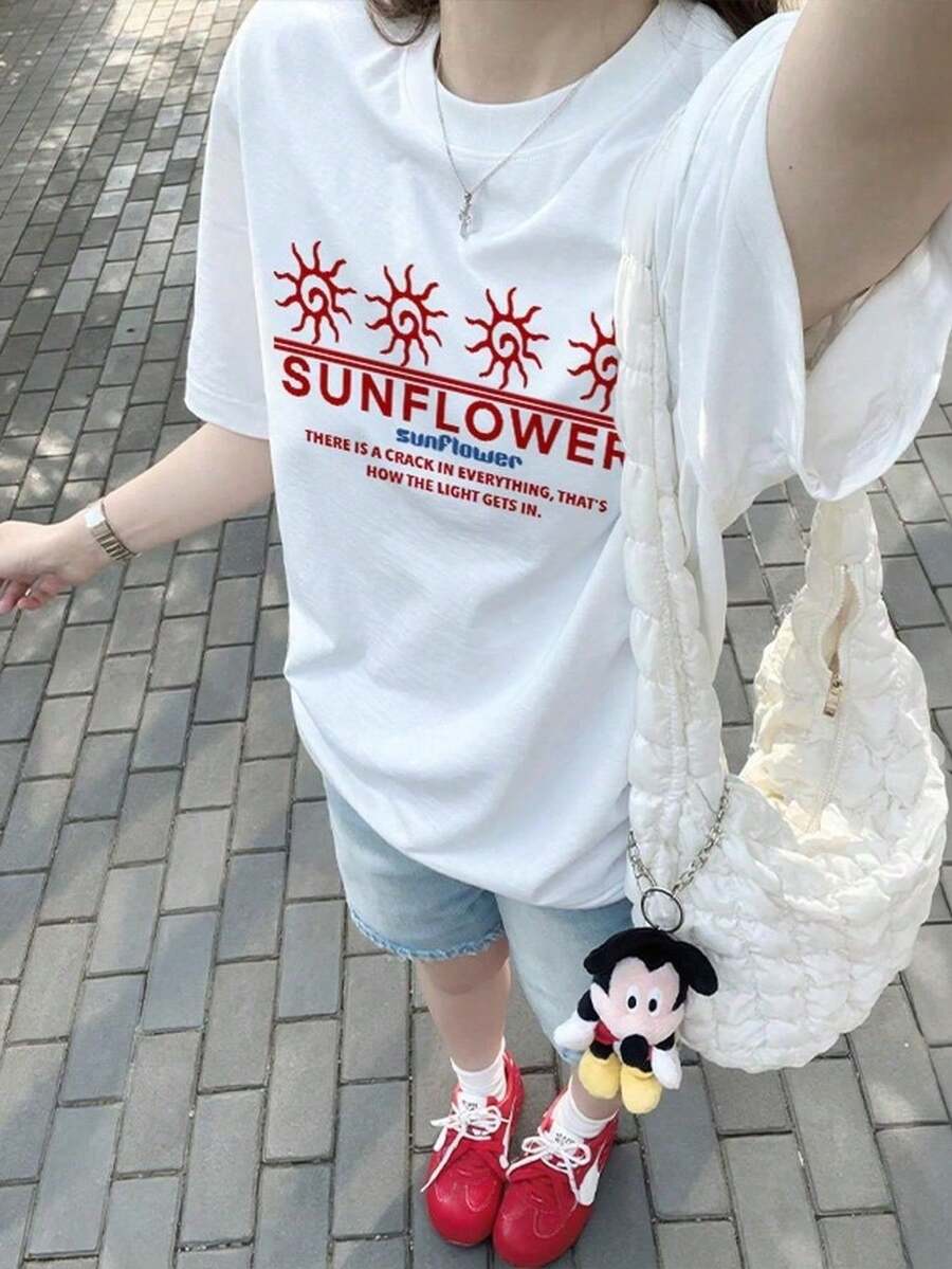 Women T-Shirts - 白色 - 查看 1