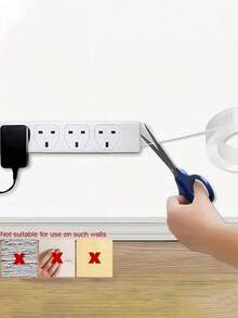 1/3/5m Super Strong Double-Sided Transparent Tape, Waterproof Reusable Clear Double-Sided Adhesive Tape, Suitable For Kitchen & Bathroom Items, Waterproof Wall Stickers, Transparent Tape Strong Adhesive Tape - Multicolor - View 11