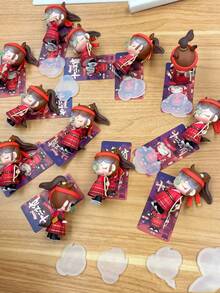 盲盒娃娃 Nanci 十二生肖系列家居装饰用品神秘盒子玩偶收藏品适合汽车装饰、卧室必备、绝佳礼物选择摆件挂饰、吊坠、饰品 - 彩色 - 查看 9