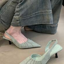 Women Platforms & Wedge Sandals - Light Green - View 4