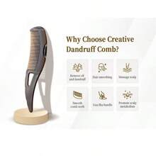 Hollow Tooth Button Design, Deep Cleansing Scalp, Anti-Lice And Anti-Itching, Relieves Psoriasis, Suitable For Boys And Girls, Multi-Functional Hair Care Comb, One Comb For Multiple Uses, Energy Meridian Massage, Improves Scalp Health