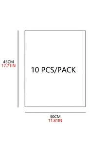 10 Stücke/Packung Wasserfestes Gold Folie Liebesbrief Blumen Geschenkpapier, für Blumengeschäft, Valentinstag