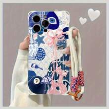 Funda para teléfono (1 unidad): Funda moderna a prueba de golpes en las cuatro esquinas con correa cruzada para colgar al cuello. Suave y compatible con las series 12, 13, 14, 15, 16 Pro y Pro Plus. Diseño novedoso. - Blanco marfil - Ver 5