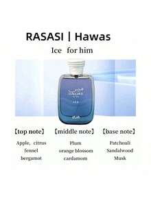Perfume Rasas Hawas Ice (Perfumes de Hombre, EDP, 100ml) | Ofertas - Aroma fresco a hierbas - Ver 5
