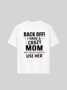 Tween Boy Casual Funny Print Crew Neck Short Sleeve T-Shirt, Summer Top - White - View 7