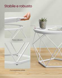Tavolini - Bianco - Visualizzare 4