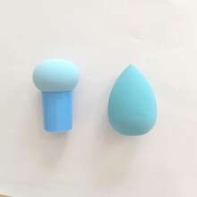 1/2/3pcs Multi Color Mushroom Head (Yellow,Blue,Purple,Green,Pink,Orange,Black) ,Air Cushion Powder Puff For Facial Concealer Makeup Cream And Foundation Cream Mixed Beauty Sponge,Makeup Sponge Head Puff Green Festival Leprechaun