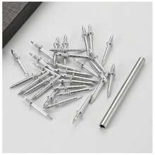 100pcs/200pcs 1/2" Flat Head Baseboard Nails - Durable Metal Wall Nails, Suitable For Home And Office Use, Invisible Double-Sided Nails, Wooden Baseboard Nails, Woodworking Nails, Countersunk Nails, Headless Two-Pointed Nails, Wooden Subfloor Double-Headed Screws