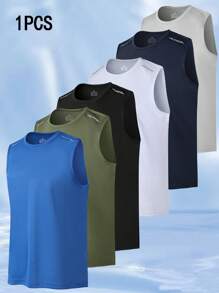 Herren Ärmelloses Basketball Trikot, schnelltrocknend, atmungsaktiv, weite Passform, geeignet für Sommersport, Training, Fitness, Laufen