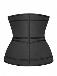 1pc Women's Waist Trainer, Waist Cincher, Sauna Sweat Waist Belt, Sports Fitness Waist Trimmer, Belly Band, Waist Slimming Belt, Abdominal Trainer - Hot Pink - View 7