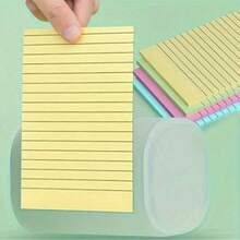 100/200 tờ giấy nhớ sọc nhiều màu, di động và tiện lợi, thích hợp cho học sinh và nhân viên văn phòng, trở lại trường, đồ dùng học tập, văn phòng phẩm, thẩm mỹ, đồ dùng học tập, học sinh, văn phòng phẩm, đồ dùng học tập, đồ dùng học tập, quà tặng Giáng sinh cho thanh thiếu niên, đồ dùng văn phòng và trường học - Nhiều màu - Xem 4