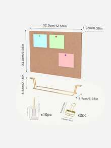 带支架的创意桌面留言板 - 办公室留言板、公告栏、照片展示墙、备忘录提醒展示、学校用品、返校