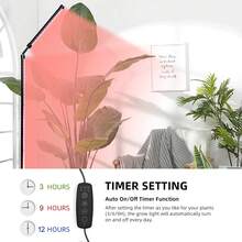 1 件全光谱 LED 生长灯，适用于室内植物生长灯，带 3/9/12 小时定时器，USB 供电，落地式巨型植物栽培灯，适用于幼苗、多肉植物和花卉，植物生长灯，现代照明，多功能定位铝结构 - 全光譜植物燈 - 查看 8
