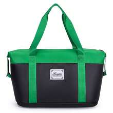 Weekender Bag, Travel Duffel Bag Carry On Overnight Bag With Shoe Compartment, Dry Wet Separation Exercise Portable Shoulder Bag Yoga Fitness Bag Large Capacity Travel Bag Foldable Expansion Bag For School School Accessories School Stuff Travel Essentials Holiday Vacation Bag Luggage Suitcase Travel Bag For Women - Multicolor - View 13