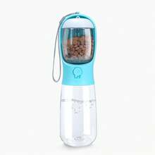 Pet Feeding Cup, Leak Proof Portable Pet Water Bottles For Dogs, Puppy Water Dispenser With Drinking Feeder For Travel - Màu xanh lam - Xem 8