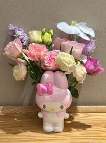 Sanrio 1 pieza Soporte para bolígrafos de Hello Kitty, organizador de escritorio para brochas de maquillaje Melody, regalo, estuche de lápices, bolsa de lápices