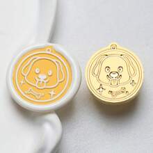 1 Pc, Pet Card Series Wax Stamp Head, Cat/Dog/Bone And Other Pet Tags, Suitable For Envelope Letter Paper/Party Invitation Letter/DIY Craft Stamp Decoration/Gift Packaging Decoration/Anniversary/Holiday Gifts,For School Supplies,Back To School