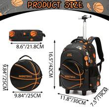 3PCS Cool Carton Backpak For Boys Backpack For Primary School Backpack With Lunch Bag And Pen Bag The Best Gift For Boys Back To School