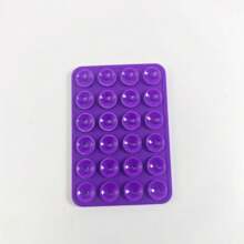 48pcs Double-Sided Silicone Suction Cup Phone Stand, Minimalist Suction Cup Sticker Non-Slip Phone Case Portable Detachable Phone Holder, Square Anti-Drop Phone Suction Cup Stand, Halloween Gift