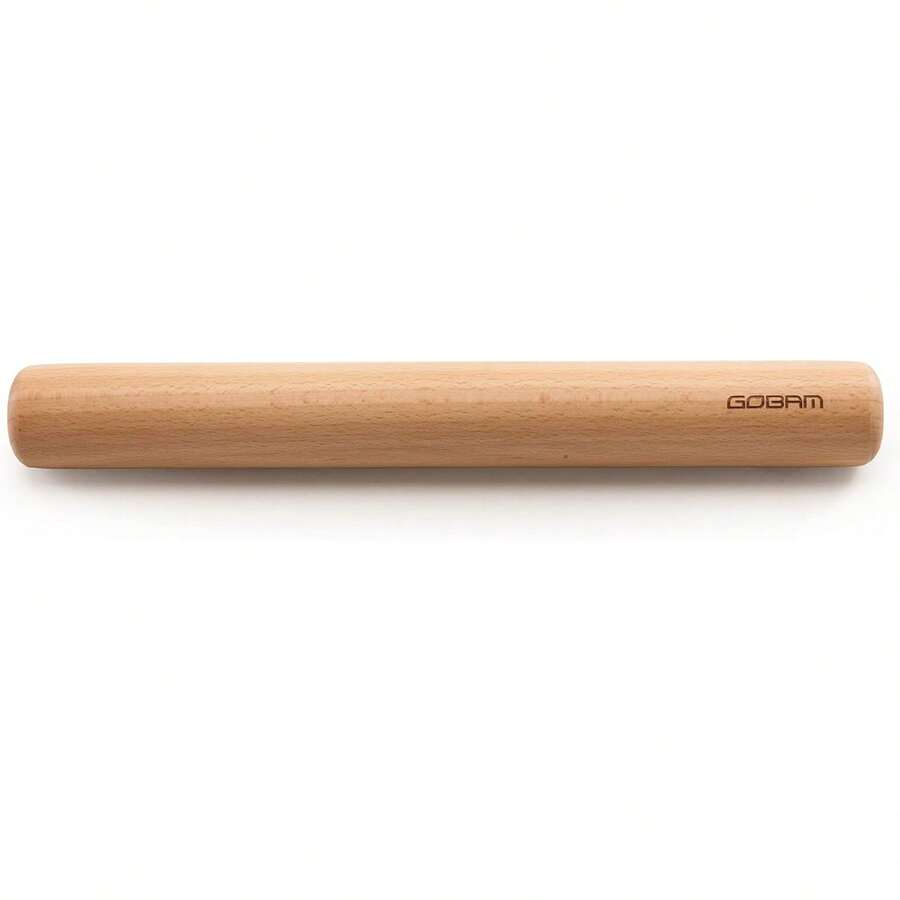 Wood Rolling Pin, Small - Dough Roller For Pasta, Cookies, Pie, Pizza, Chapati, Fondant, Rolling Pins For Baking, Bread Making Tools And Supplies - 11 X 1.38 Inches - 11*1.38inch - View 1