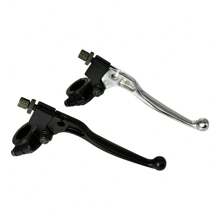 مقبض القابض والفرامل الأيسر الأسود العالمي للدراجات النارية لطرازات CRF XR 80 100 ، CRF80 ، XR200 ، SSR 125 سي سي ، كولستر ، روكيتا ، باجا ، إكس تريم ، قطع غيار الدراجات النارية للترابية والموتوكروس