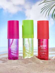Spray de fragancia de verano brasileño de 90ml, un ambientador de larga duración, gran capacidad y alta relación calidad-precio. Tres fragancias de nicho para elegir. Aromaterapia, adecuado para cualquier escenario para eliminar olores y mejorar el aroma. Portátil, un éxito de internacional, una fragancia de mujer, perfecta para regalar