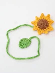 1 pieza Lindo adorno colgante de fresa de ganchillo para decorar el espejo retrovisor del coche, accesorio colgante con charmes para espejo de coche, colgante de fruta hecho a mano para regalo - ganchillo hecho a mano, adorno hecho a mano para llavero o bolso - Multicolor - Ver 13