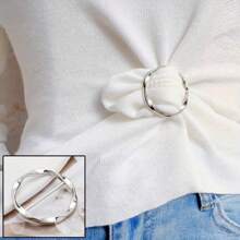 8pcs Heart & Asymmetrical Designed Fastening Button Set,Versatile Fashion Accessory For Casual & Formal Wear