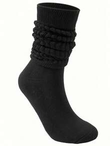 1/3 pares de calcetines para mujer, calcetines de equipo minimalistas en negro, blanco y gris como regalo de Navidad - Multicolor - Ver 2