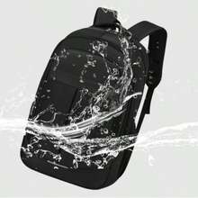 Men's Waterproof Laptop Backpack Anti-Theft Business Work Travel School Backpack - màu đen - Xem 1