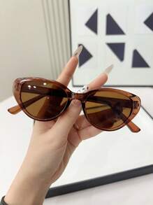 1 件女士多边形时尚个性化派对时尚眼镜，适合海滩、户外、摄影