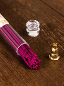 40 Scented Sticks + 1 Incense Burner Combo Set, Sandalwood Scented Sticks, Creative Series Incense Holder, Suitable For Home Aromatherapy, Yoga, And Meditation, Living Room, Bedroom, And Study Decoration Aromatherapy Gifts, Birthday Gifts, Graduation Gifts, Multiple Scents Available, Sandalwood, Ambergris, Camellia, Osmanthus, Wyndham, And Jasmine.