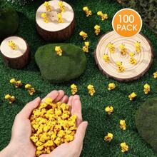 10/50/100 Pcs Mini Resin Giraffe Tiny Giraffe Resin Ornaments For Garden Home Decoration Zoo Animal Micro Landscape Ornaments Kit Fairy Dollhouse Accessories (Classic)