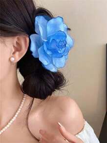 1/2 pezzi Accessori per capelli con corona di fiori boho intrecciati, bellissimi accessori per capelli con fiori dolci per abiti, outfit da spiaggia e uso quotidiano, adatti per vari stili di capelli, utilizzabili in tutte le stagioni, accessori per capelli eleganti con fermagli, per la scuola e il college