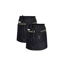 1/2/5 Piezas Delantal de chef unisex con 2 bolsillos grandes y 1 bolsillo pequeño - Delantal de cocina de poliéster para cocinar, restaurante, bar, cafetería - Disponible en varios colores, uniforme de restaurante | Menaje práctico | Delantal con múltiples bolsillos