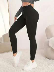 Damen Mode Lässig Sexy Yoga Sport Leggings