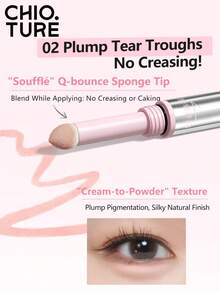 CHIOTURE 双头泪沟笔 自然3D撒娇效果 防汗防晕染 初学者和外出必备眼妆 - 02 First Bloom - 查看 4