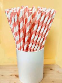 25/50/100 ống hút sọc hồng, ống hút đồ uống - Dùng cho tiệc, quán bar, trang trí đám cưới, lựa chọn hoàn hảo cho tiệc sinh nhật, lễ cưới và kỷ niệm, đồ dùng cho ngày tựu trường - Nhiều màu - Xem 12