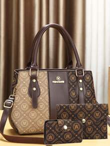 In diesem Jahr beliebter Dreier-Set aus Taschen für Mutter und Tochter, klassische Damentasche mit großer Kapazität, hochwertige elegante Presbyopie-Tasche für Damen