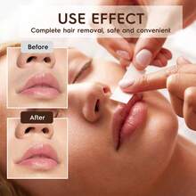 Coconut Oil Wax Strips For Sensitive Skin - Gentle Hair Removal With Aloe Vera | Pre-Cut & Hypoallergenic | 40 Count For Face/Body - Đỏ - Xem 2