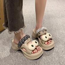 Women Heeled Sandals - 卡其色 - 查看 6