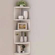 5-Tier Floating Wall Shelf, 86cm X 20cm Space-Saving Storage Rack For Home Decor, Suitable For Living Room, Bedroom, Office To Organize And Decorate Living Space