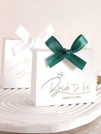 1set/2pcs,Simple Style Wedding Gift Boxes Is Suitable For High-End Wedding Party Supplies, Candy Boxes And Gift Boxes