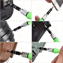 32-In-1 Multifunctional Precision Screwdriver Set, Aluminum Alloy, Portable Multifunctional Repair Toolkit, Suitable For Cell Phone And Notebook Repair - 32-in-1黃色 - 查看 3
