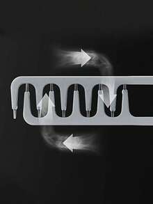 1pc Volumizing Wide-Tooth Hair Styling Comb - Fluffy Texture For Men, ABS Plastic With Textured Grip, Ideal For All Hair Types, Perfect For Home Use - Multicolor - View 8