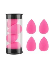 4pcs Super Soft Makeup Sponges, Multi-Color Options, Dry & Wet Use, Fine Texture, Non-Absorbing, Mini Water Drop Makeup Blenders - Multicolor - View 13
